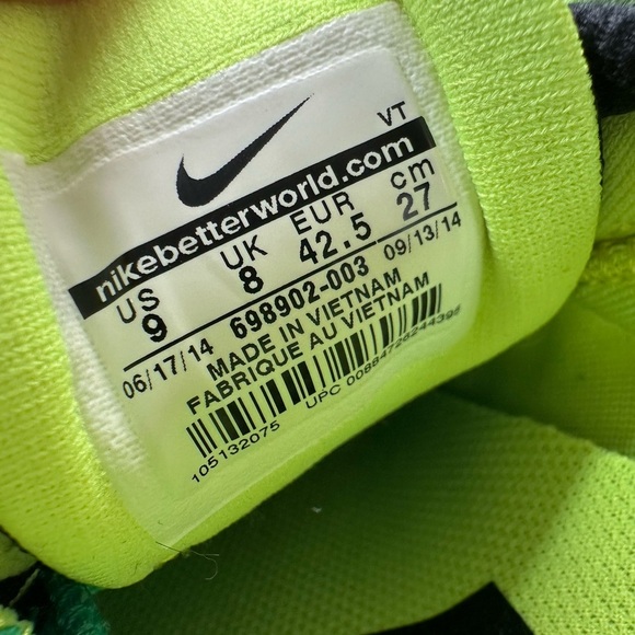 Nike Air Max 2015 Volt Hyper Jade Athletic Shoes 698902-003 Men's Size 9 - Picture 14 of 15